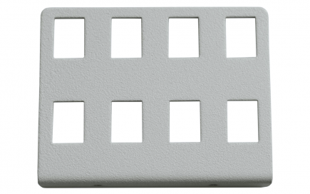 Панель угловая 8 портов SC(2LC) для КРН-8 (М-КНз8-8SC-GY)