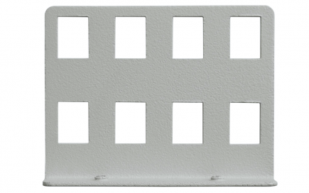Панель угловая 8 портов SC(2LC) для КРН-8 (М-КНз8-8SC-GY)