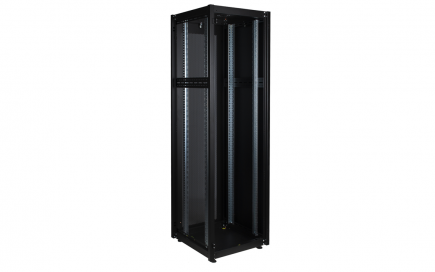 Шкаф нап. 19", 36U 600х800, перед. дв. перф., задн. стен. перф., чер.