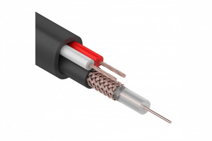 KBK-П-1.5 + 2x0.75кв.мм, черный OUTDOOR, 200м