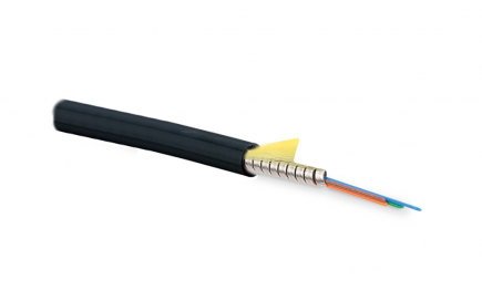 Кабельная сборка SM(G.657A1)-ARM-IN/OUT-4-LC/UPC(0.5м)-4-SC/APC(0.5м), HFFR, 150м
