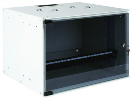 Шкаф настенный телекоммуникационный монтажный SOHOLine - 7U - 520x400