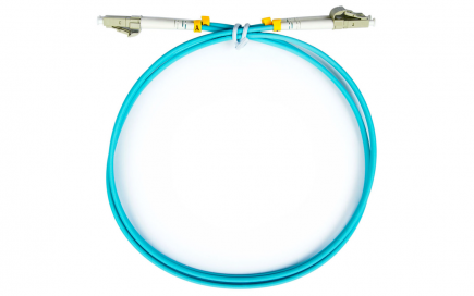 2MM/50(OM3)-2.0-LC/UPC-LC/UPC, LSZH, 1м