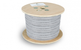 UTP 5e 1х2х7x0.16 26 AWG, patch, PVC нг(А)-LS, серый, 500м