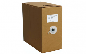 UTP 5e 4х2х0.50 24AWG Cu QTech Indoor LSZH нг(А), серый 305м