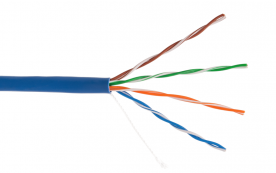 UTP 5e 4x2x0.47, CCA, PVC нг(B), синий, 305м