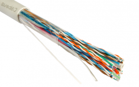 UTP (U/UTP), категория 5, 25 пар (24 AWG), solid, PVC нг(А)-LS