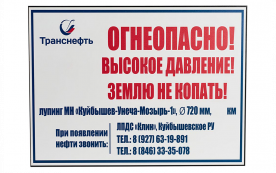 Табличка ПВХ односторонняя, 300х400х2мм (110501-00007)