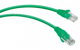 Патч-корд U/UTP, категория 5е, 2xRJ45/8p8c, зеленый, LSZH, 5м (PC-UTP-RJ45-Cat.5e-5m-GN-LSZH)