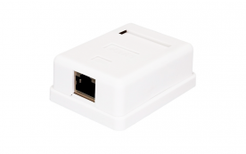Компьютерная розетка с экраном 1 RJ-45 (8P8C), cat 5e