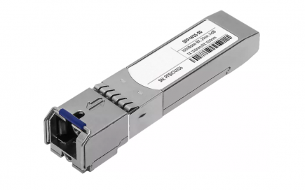 Модуль SFP WDM, 1000Mb, TX1310nm, RX1550nm, SC, DDM, 3км