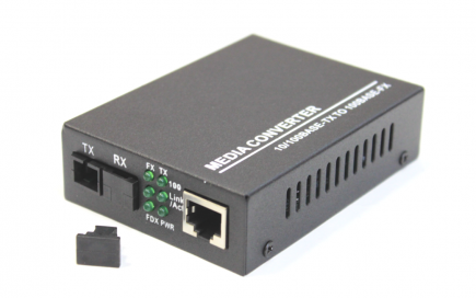 Медиаконвертер 10/100-Base-T / 100Base-FX, Tx/Rx: 1550/1310нм