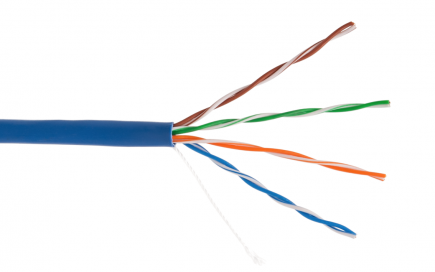 UTP 5e 4x2x0.47, PVC нг(B), синий, 305м