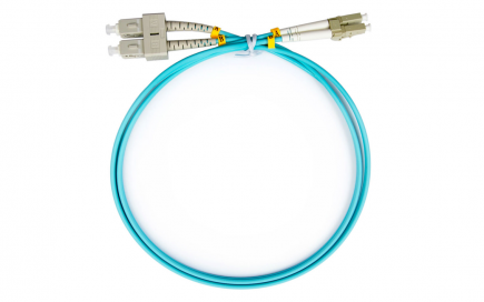 2MM/50(OM3)-2.0-LC/UPC-SC/UPC, LSZH, 2м