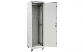 Шкаф напольный 19",18U(600x800), ШТ-НП-18U-600-800-М, передняя дверь металл